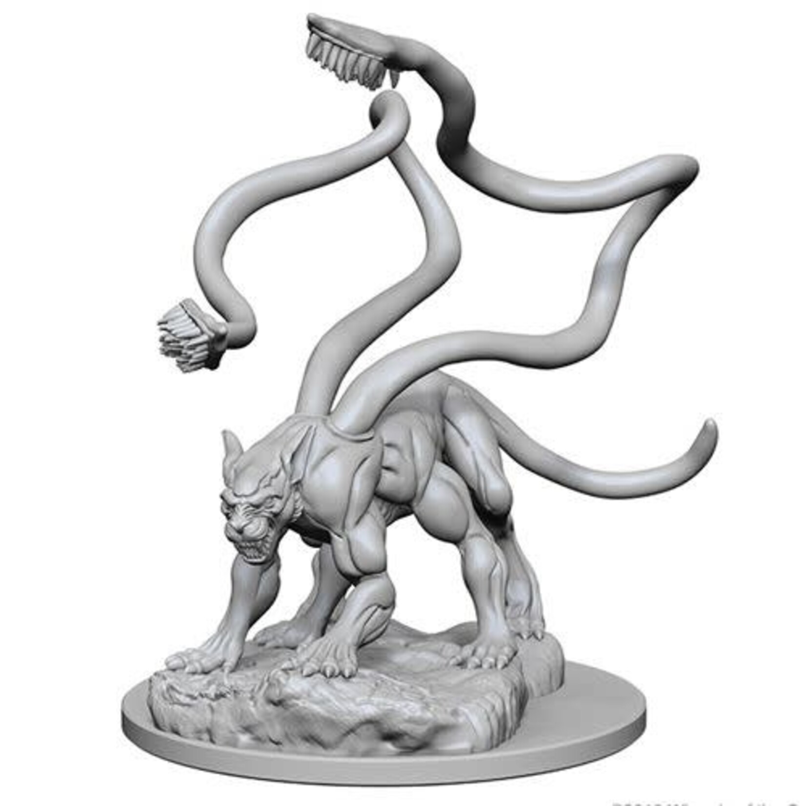 Wiz Kids Unpainted Miniatures: Displacer Beast - D&D - W01