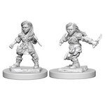 Wiz Kids Unpainted Miniatures: Halfling Rogue Female - D&D - W01