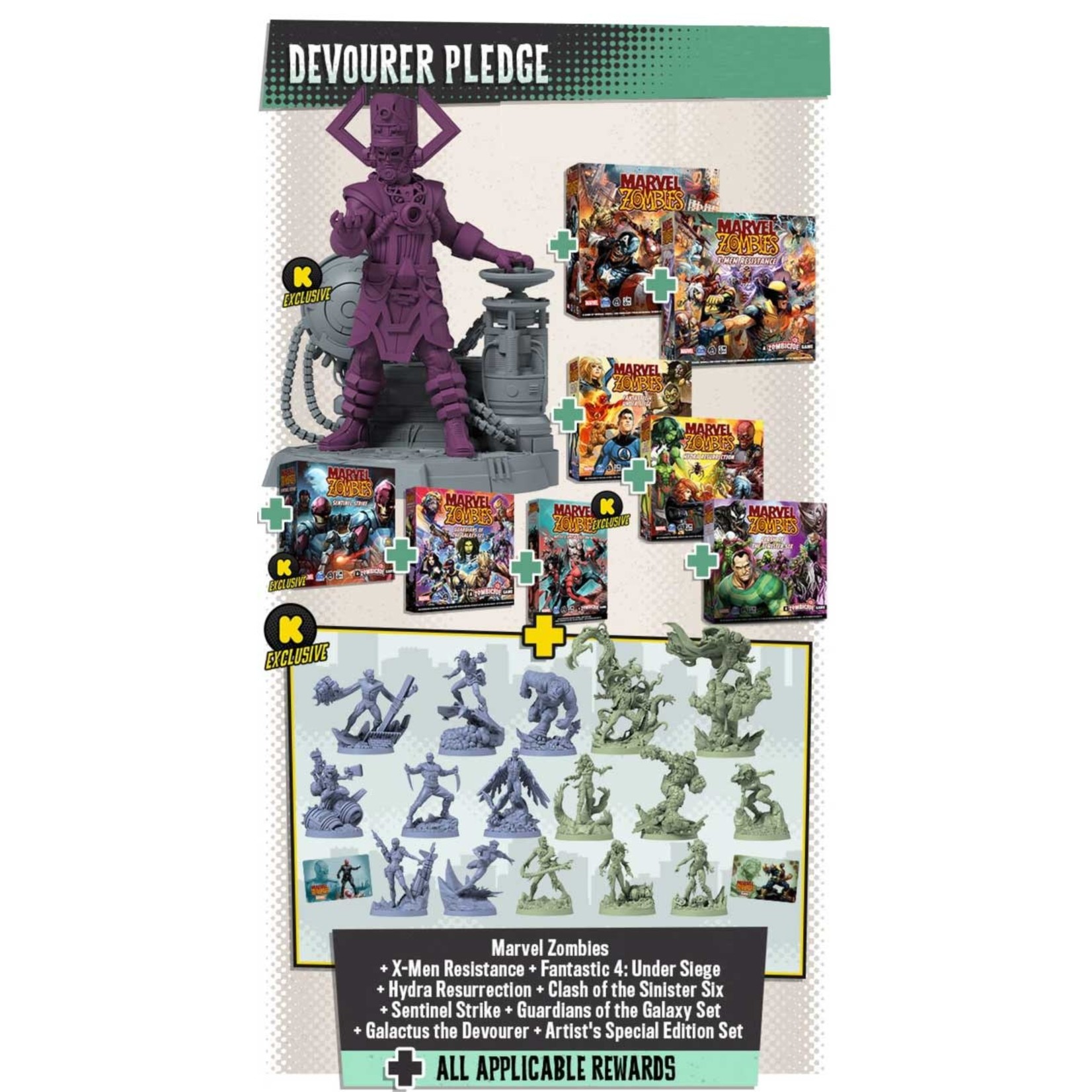 CMON Marvel Zombies: Devourer Pledge