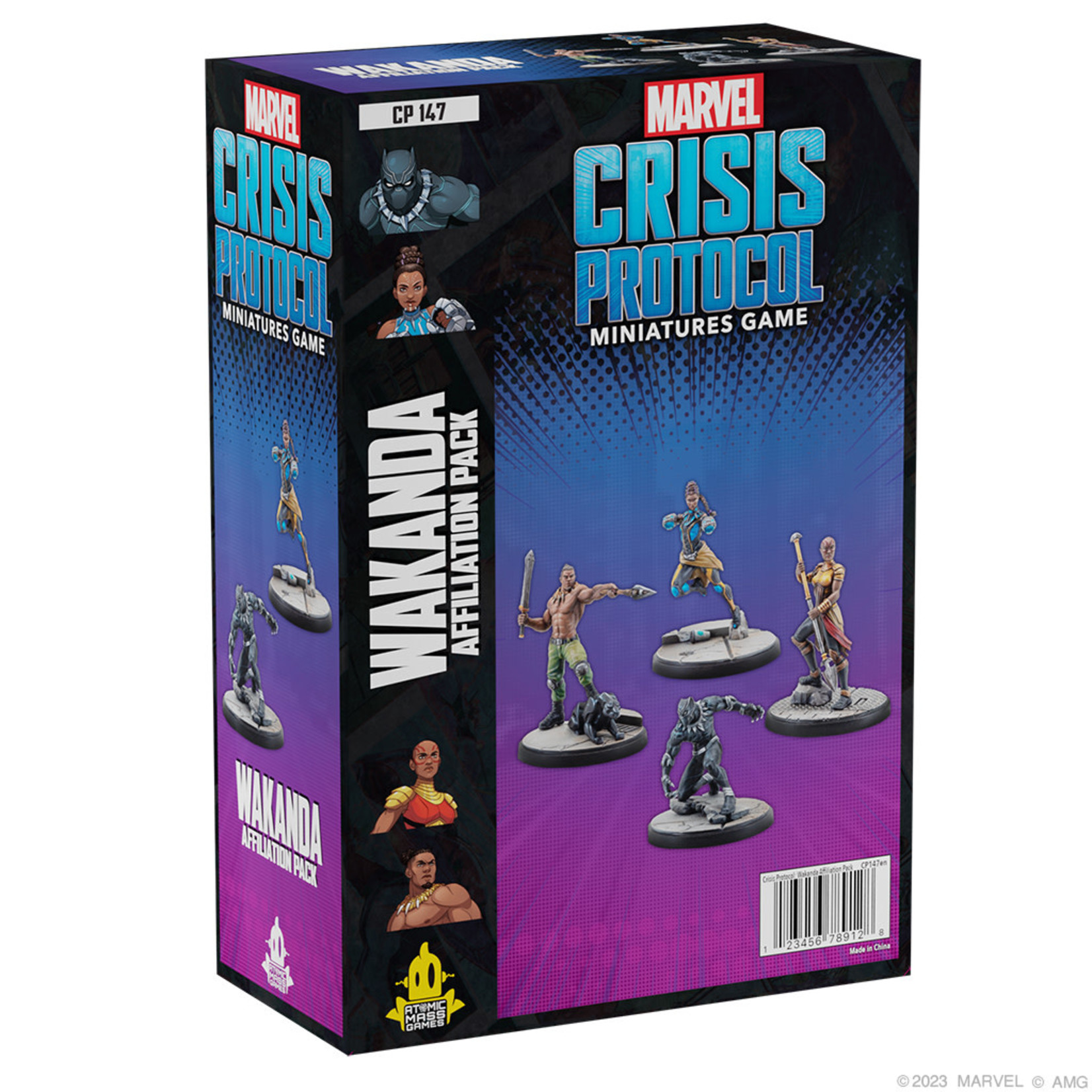 Atomic Mass Games Marvel: Crisis Protocol - Wakanda Affiliation Pack