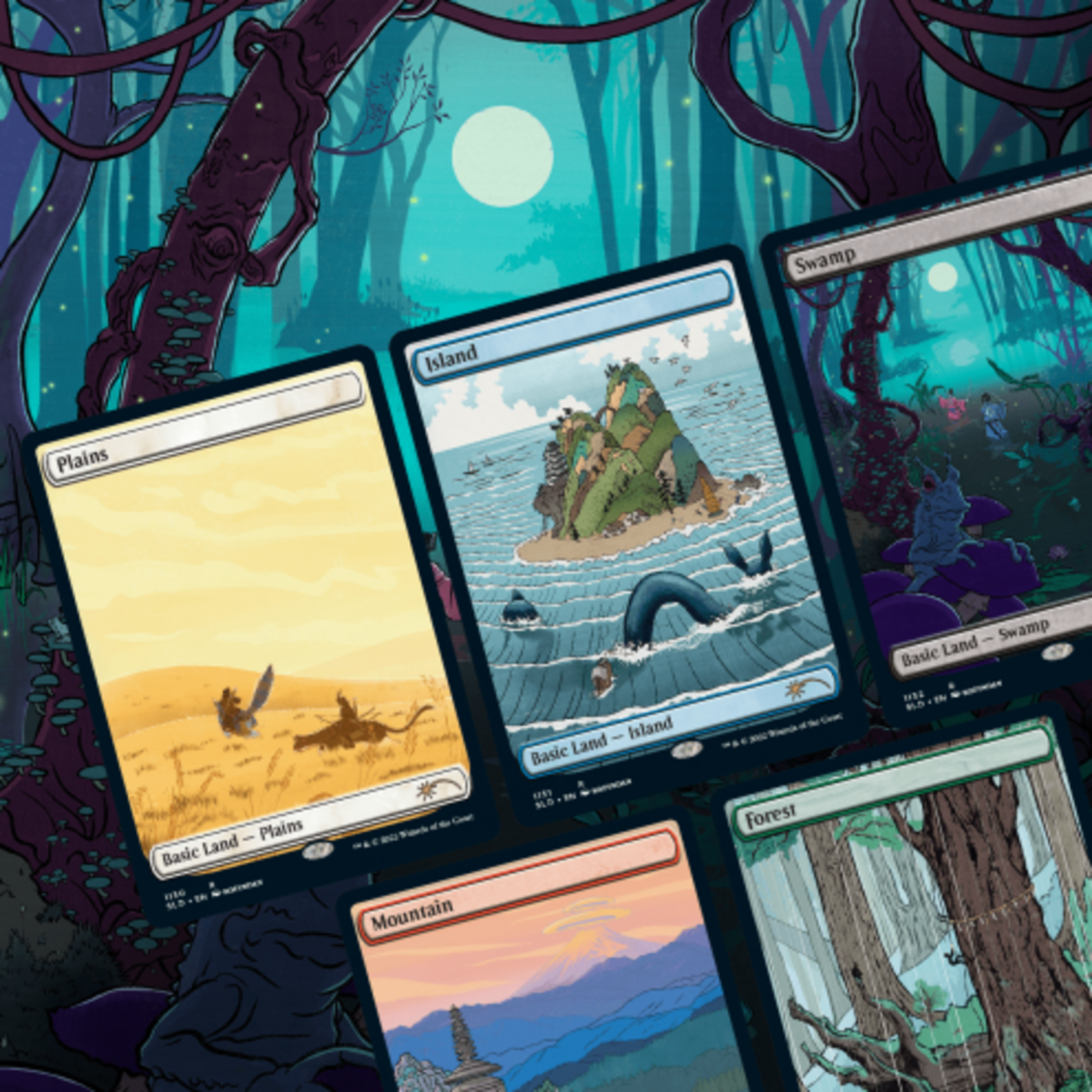 Wizards of the Coast MTG: Secret Lair - Special Guest: Kozyndan: The Lands