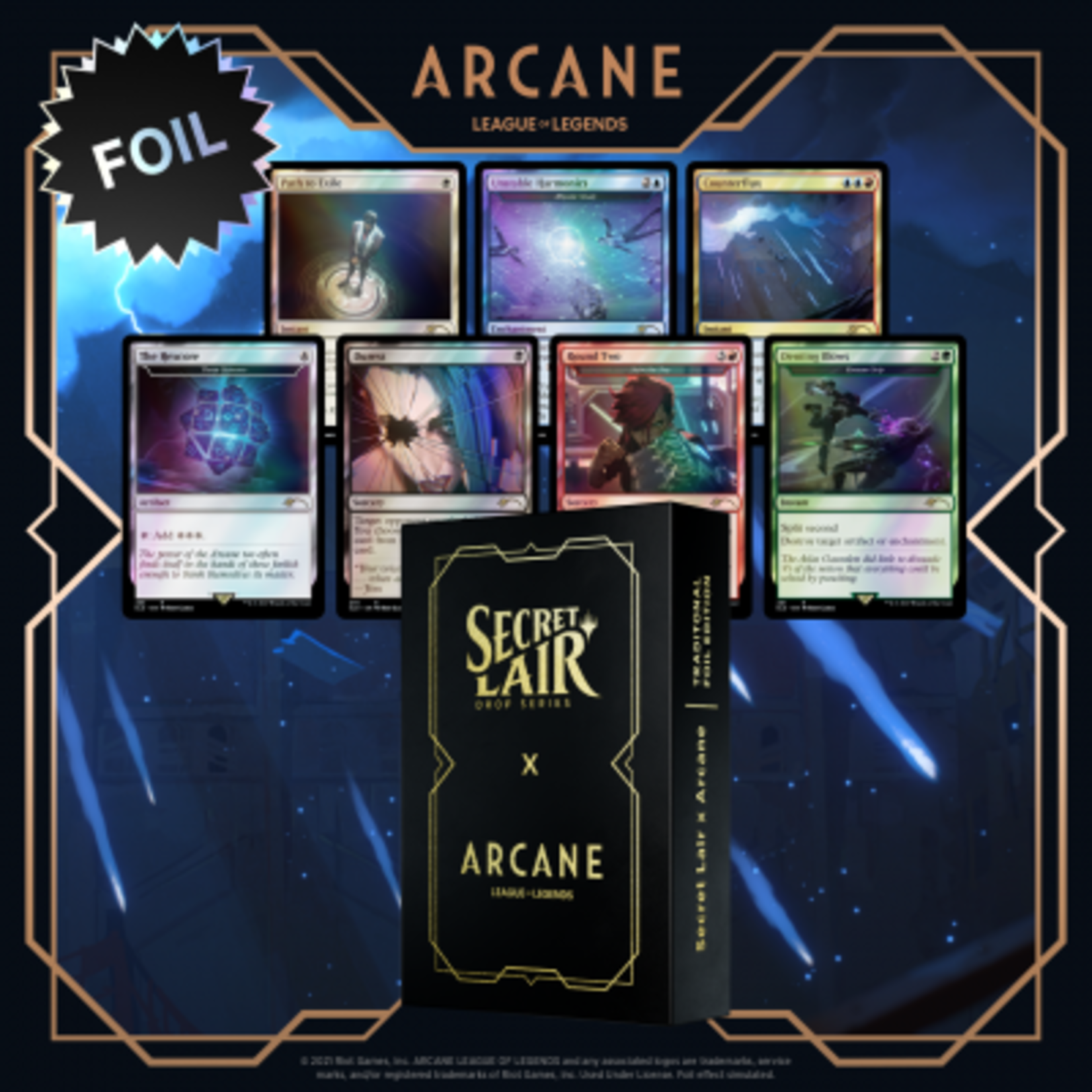 Wizards of the Coast MTG: Secret Lair x Arcane - Lands