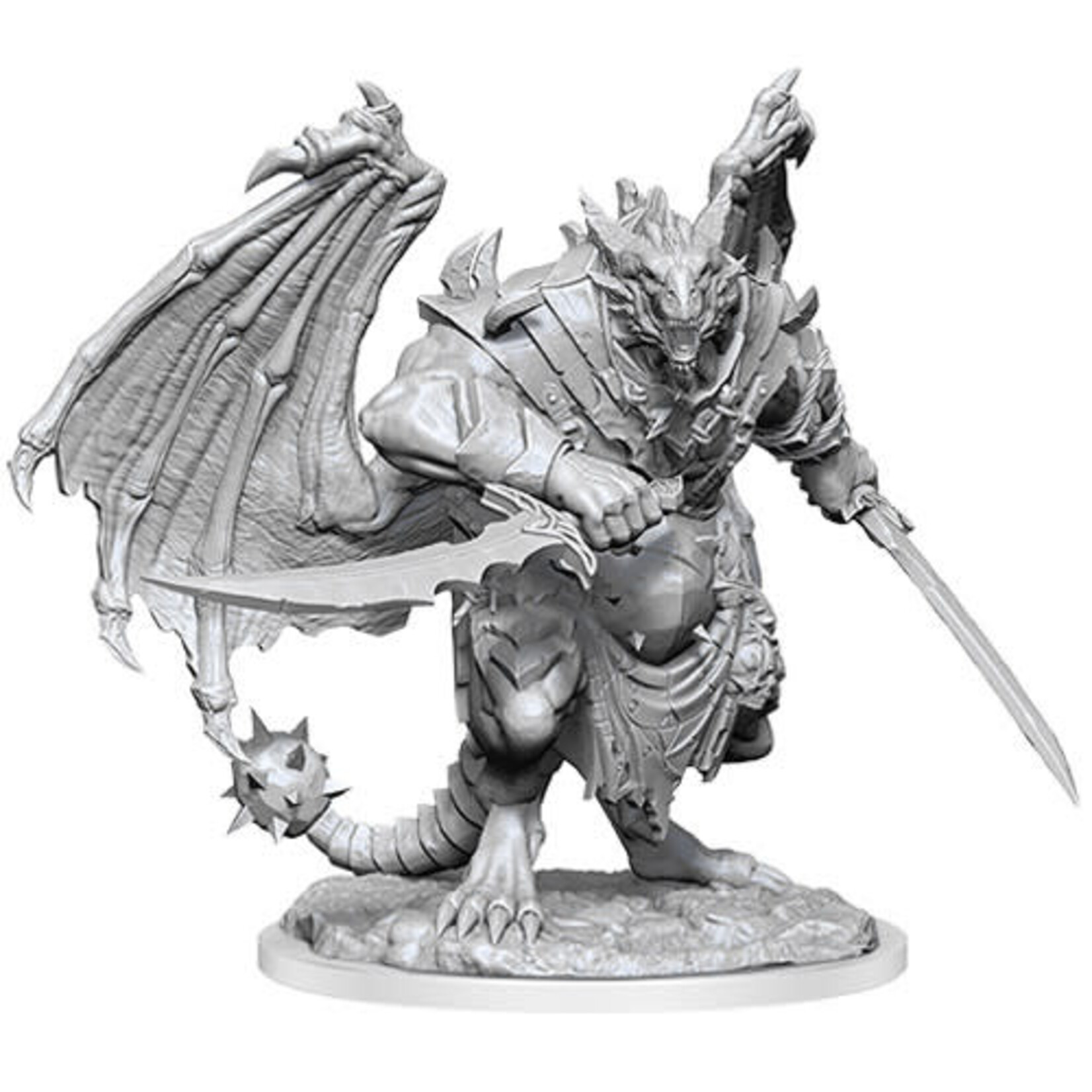 Wiz Kids Unpainted Miniatures: Draconian Dreadnought - D&D - W20