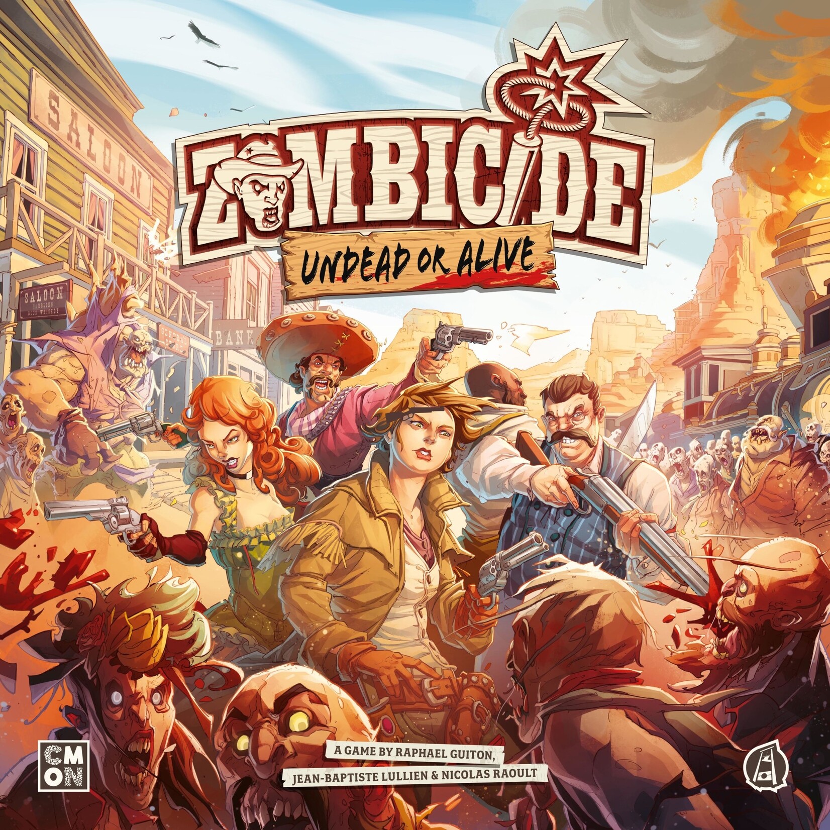 CMON Zombicide: Undead or Alive Full Steam Bundle with Add-Ons