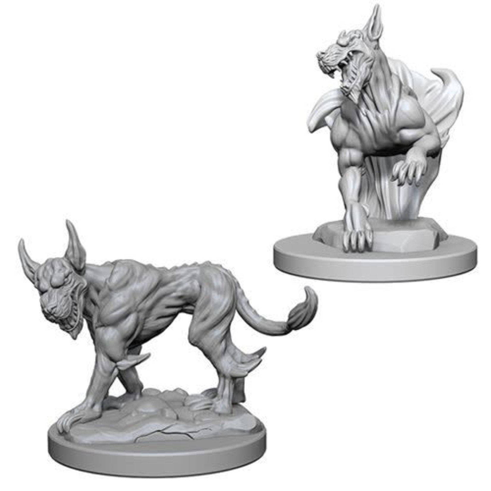 Wiz Kids Unpainted Miniatures: Blink Dogs - D&D - W01