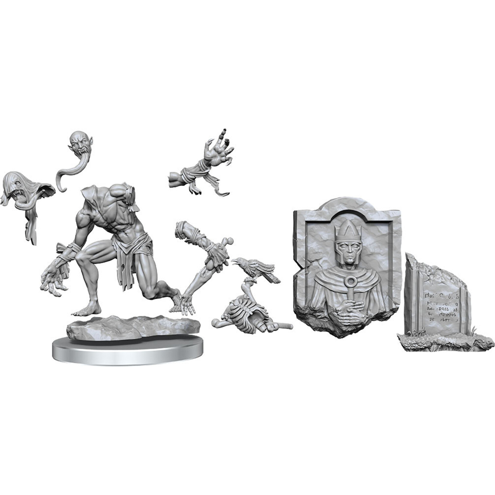 Wiz Kids Frameworks Unpainted Miniatures Kit: Ghast and Ghoul