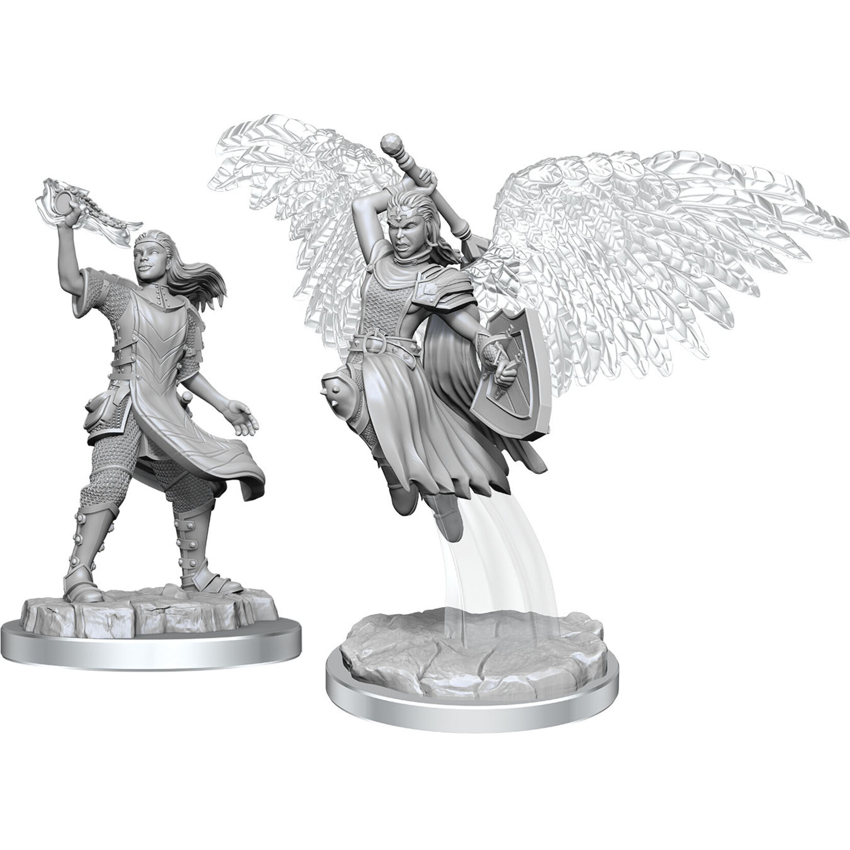 Wiz Kids Unpainted Miniatures: Aasimar Cleric Female - D&D - W20
