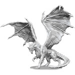 Wiz Kids Unpainted Miniatures: Adult Blue Dragon - D&D