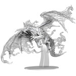 Wiz Kids Unpainted Miniatures: Adult Blue Shadow Dragon - D&D