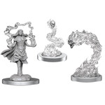 Wiz Kids Unpainted Miniatures: Dark Spellcaster & Flameskulls - D&D - W21