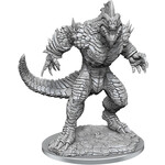 Wiz Kids Unpainted Miniatures: Lizardfolk Render - D&D - W21