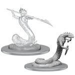 Wiz Kids Unpainted Miniatures: Serpentfolk & Serpentfolk Ghost - CR - W04