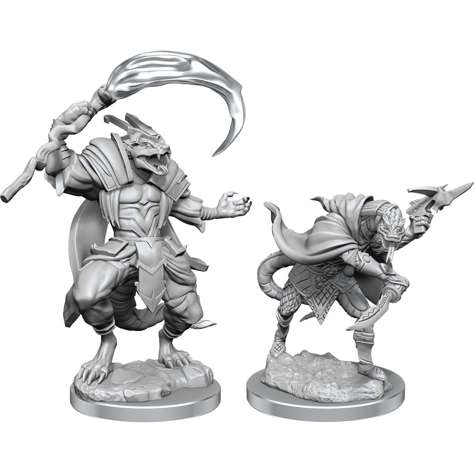 Wiz Kids Unpainted Miniatures: Serpentfolk - PF - W17