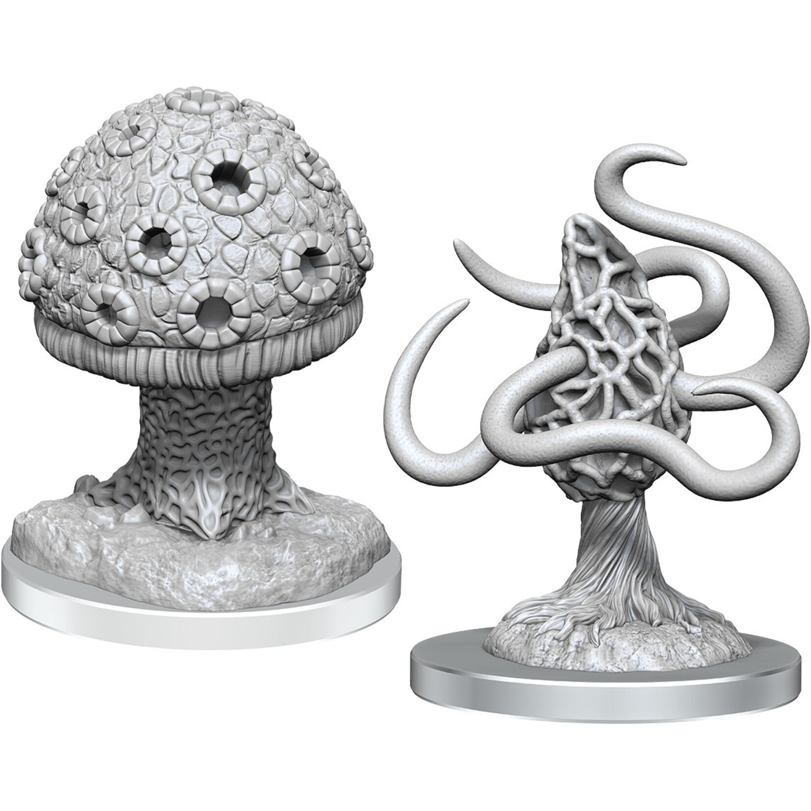 Wiz Kids Unpainted Miniatures: Shrieker & Violet Fungus - D&D - W21