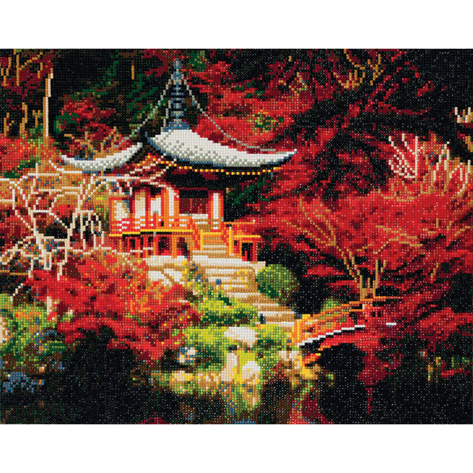 Cobble Hill Cobble Hill: Crystal Art Kit Large - Japanese Temple