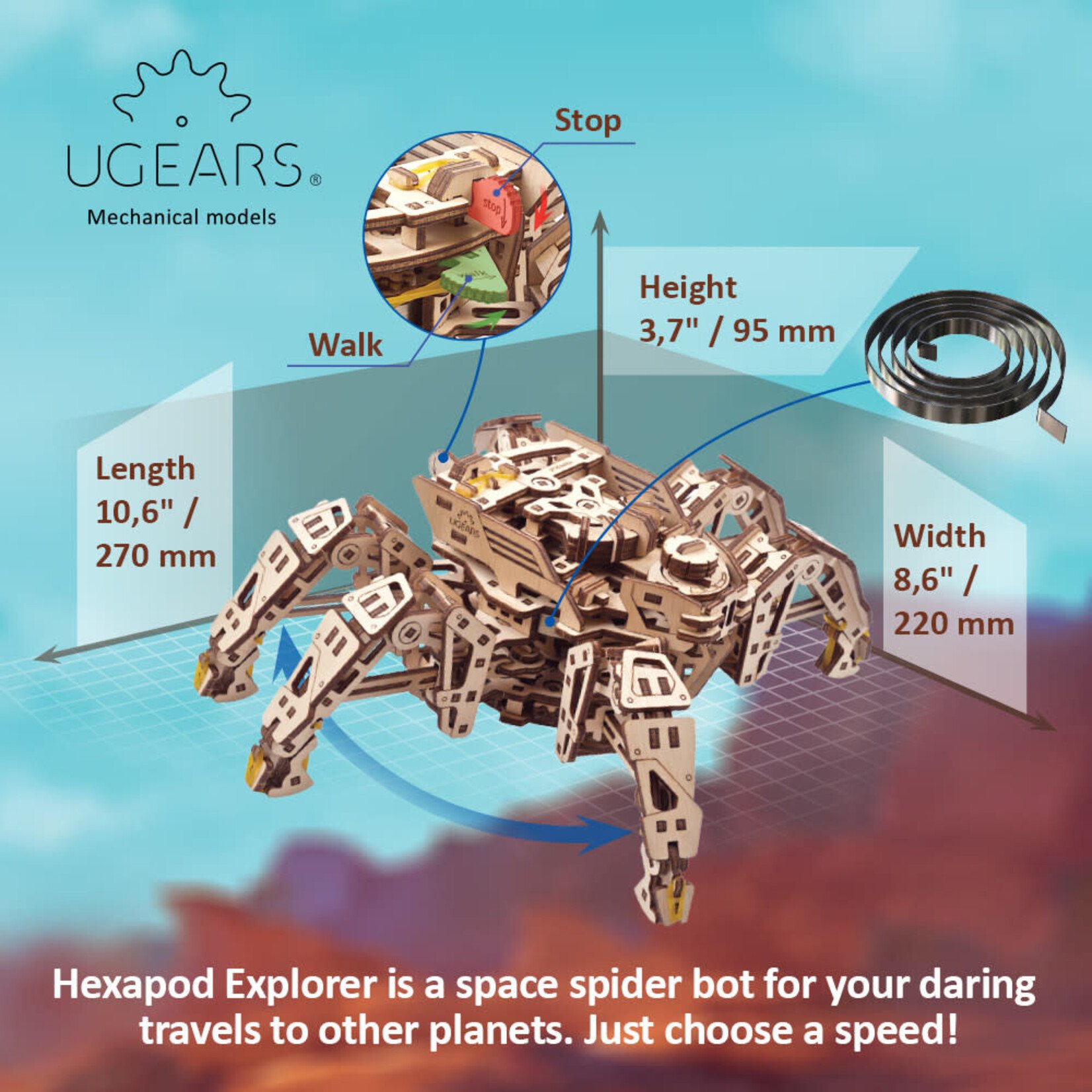UKidz UGears Hexapod Explorer
