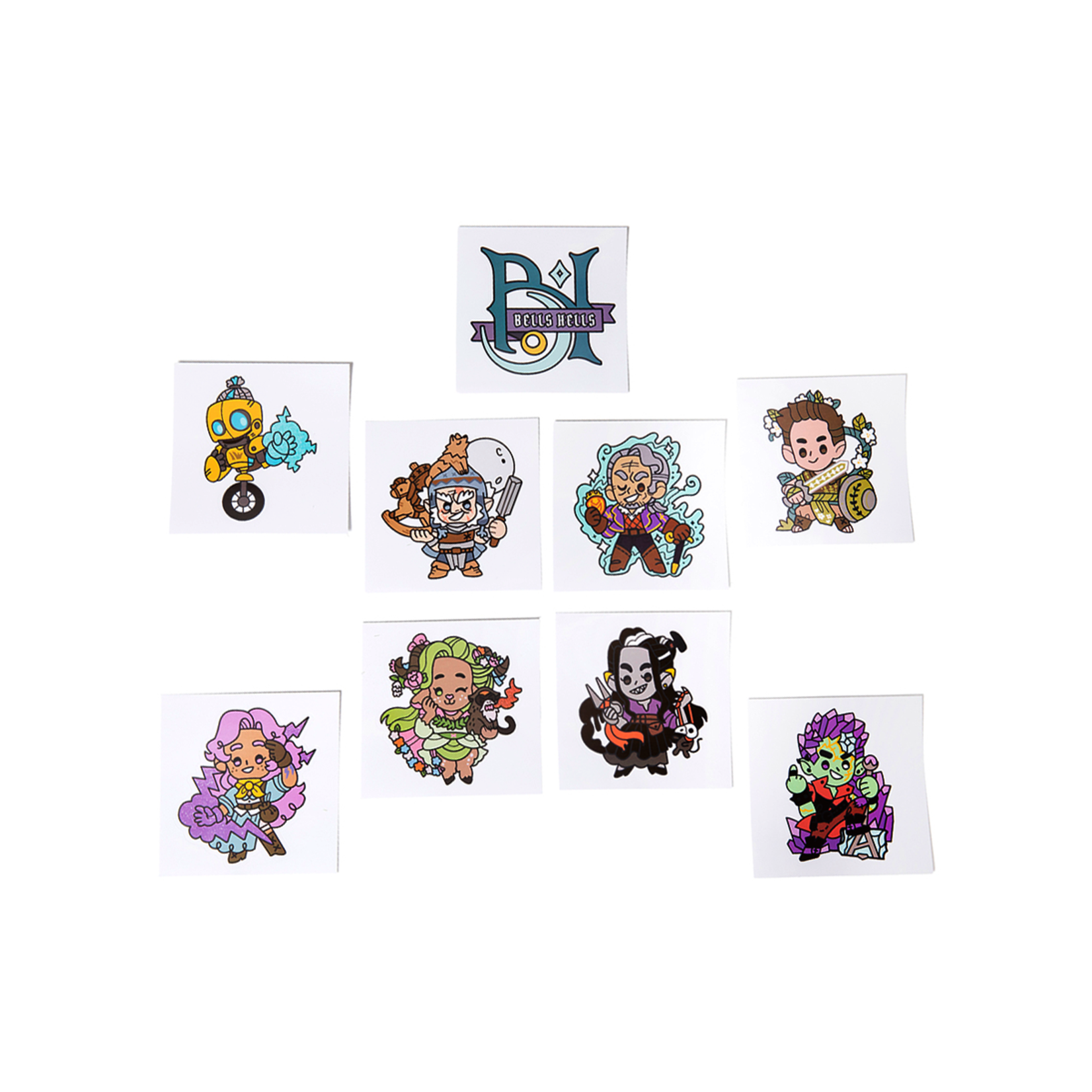 Critical Role Critical Role Chibi Vinyl Decals- Bells Hells