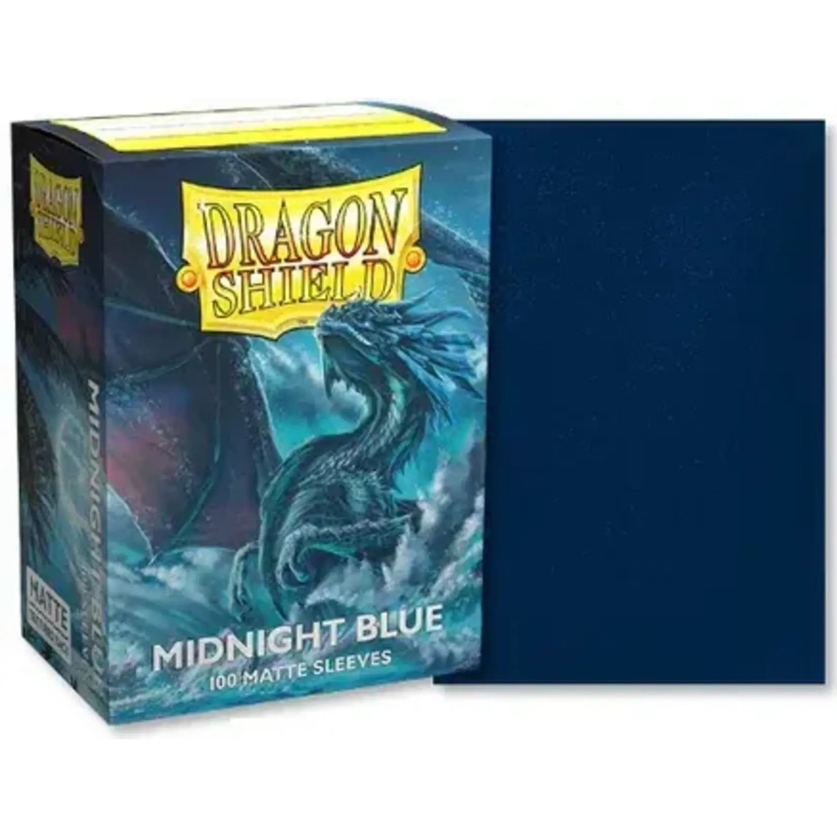 Arcane Tinmen Dragon Shield: (100) Matte Midnight Blue