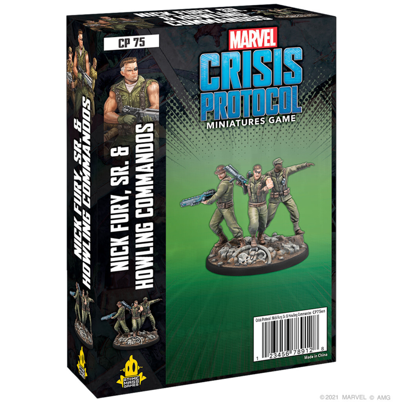 Atomic Mass Games Marvel: Crisis Protocol - Nick Fury Sr. & Howling Commandos