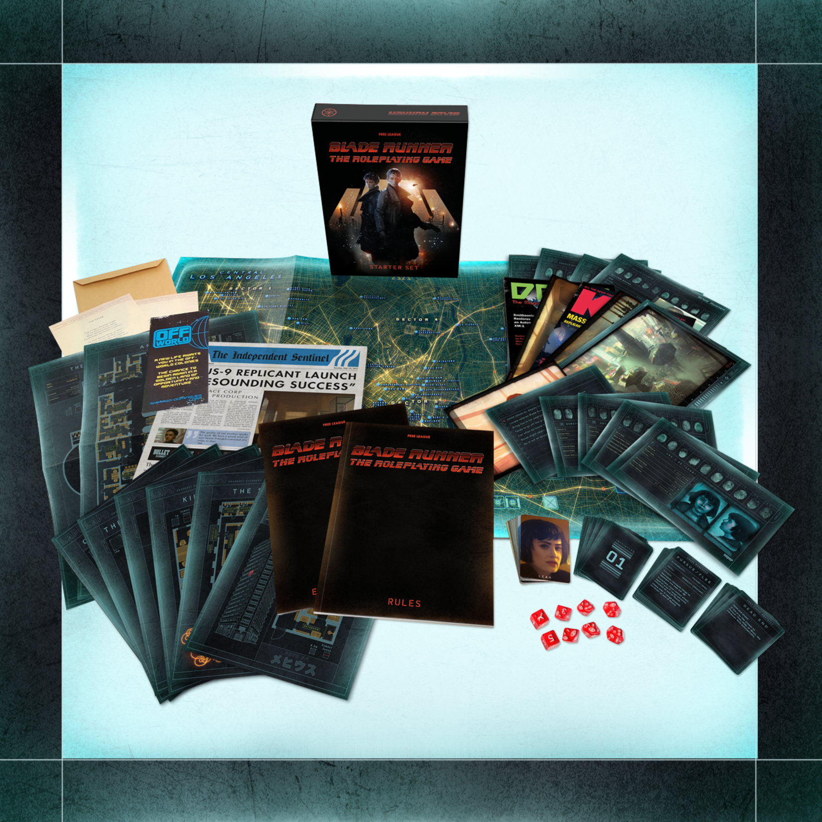 Free League Publishing Blade Runner: The Roleplaying Game Starter Set