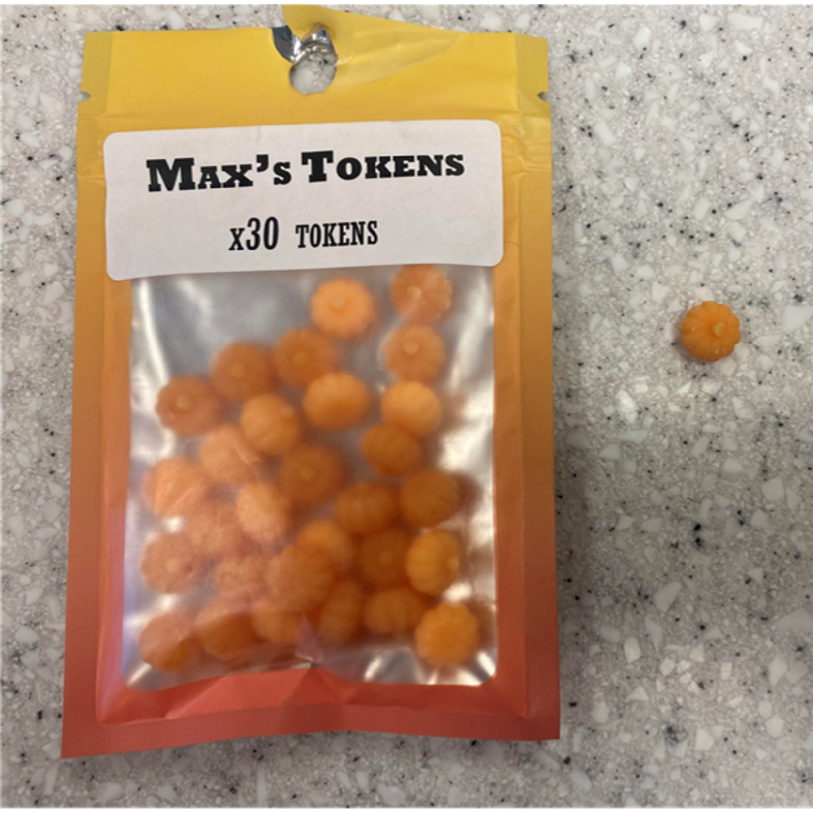 Max's Tokens Max's Tokens - Orange Pumpkins
