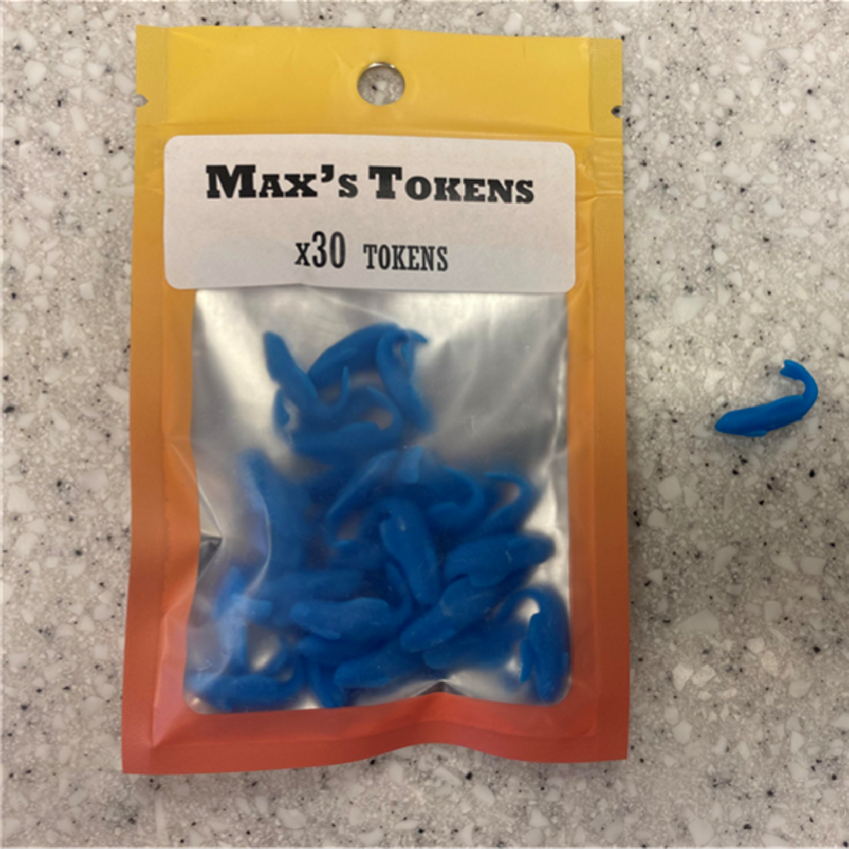 Max's Tokens Max's Tokens - Blue Fish