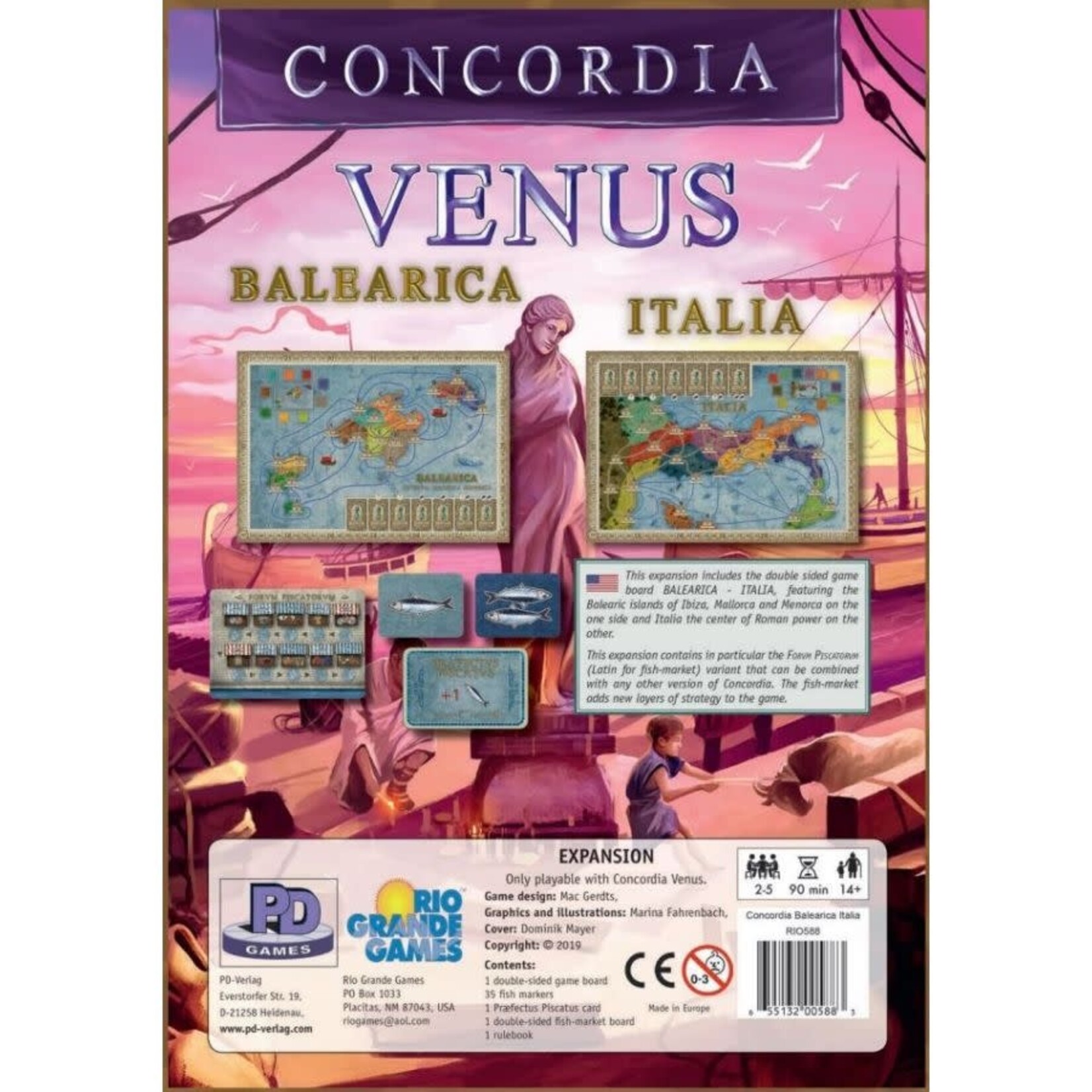 Rio Grande Concordia Venus: Balearica and Italia Expansion