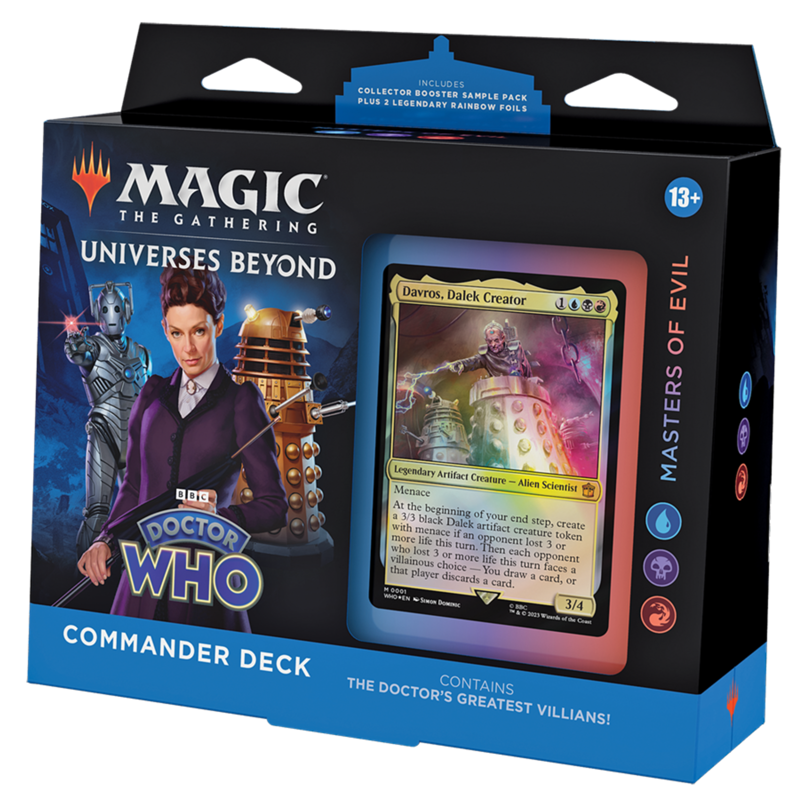 Wizards of the Coast MTG: Doctor Who Commander Deck - Masters of Evil