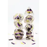 Foam Brain Games Foam Brain 7 Set Polyhedral Dice - Nonbinary Pride Flag