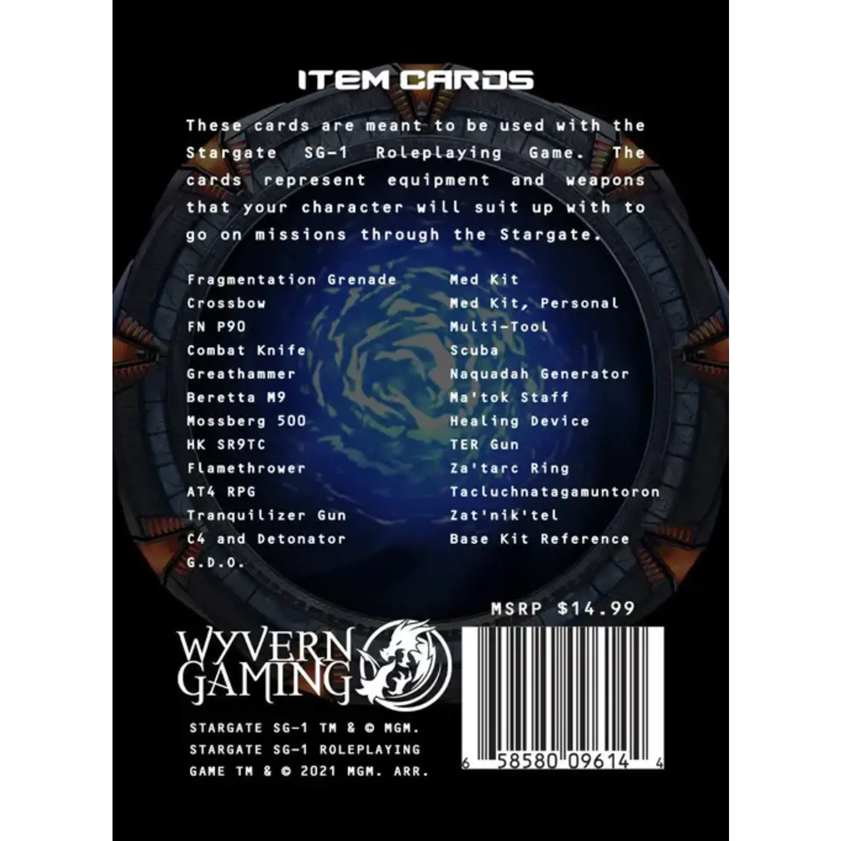 Stargate SG-1 Item  Cards