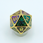 Die Hard Dice Die Hard Dice - Metal Standard Dire D20 - Drakona Khaos Hemera