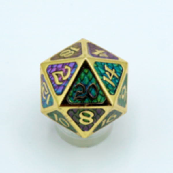 Die Hard Dice Metal Standard Dire D20 Drakona Embers Cazn Phoenix