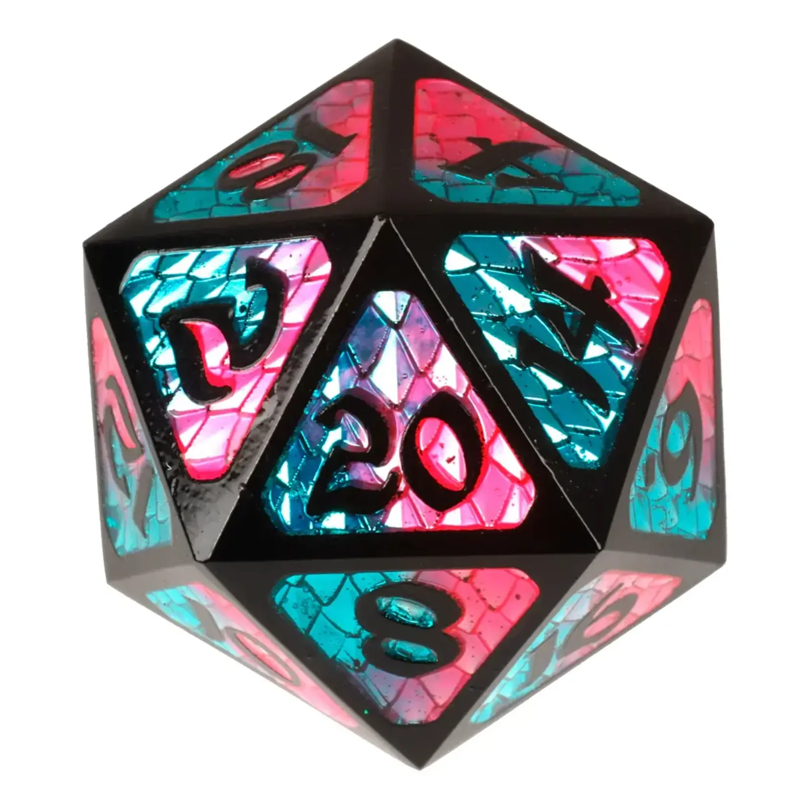 Die Hard Dice Metal Standard Dire D20 Drakona Embers Cazn Phoenix