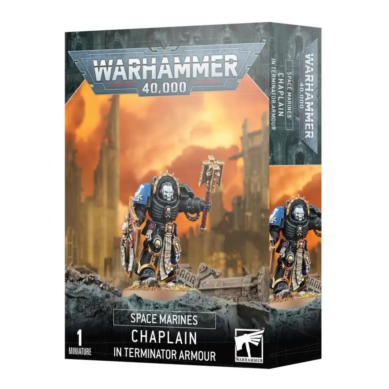 Games Workshop Warhammer 40K: Space Marines - Chaplain in Terminator Armor