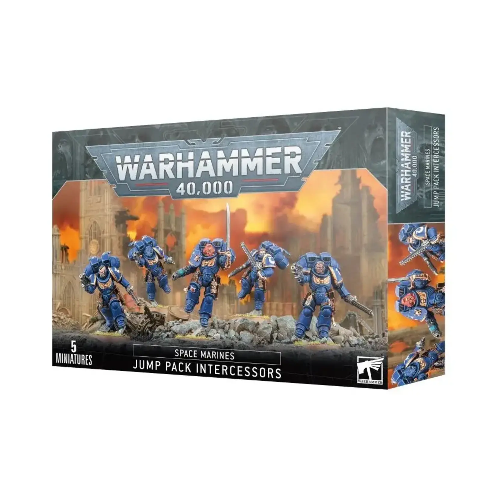 Games Workshop Warhammer 40K: Space Marines - Assault Intercessors w/ Jump Packs