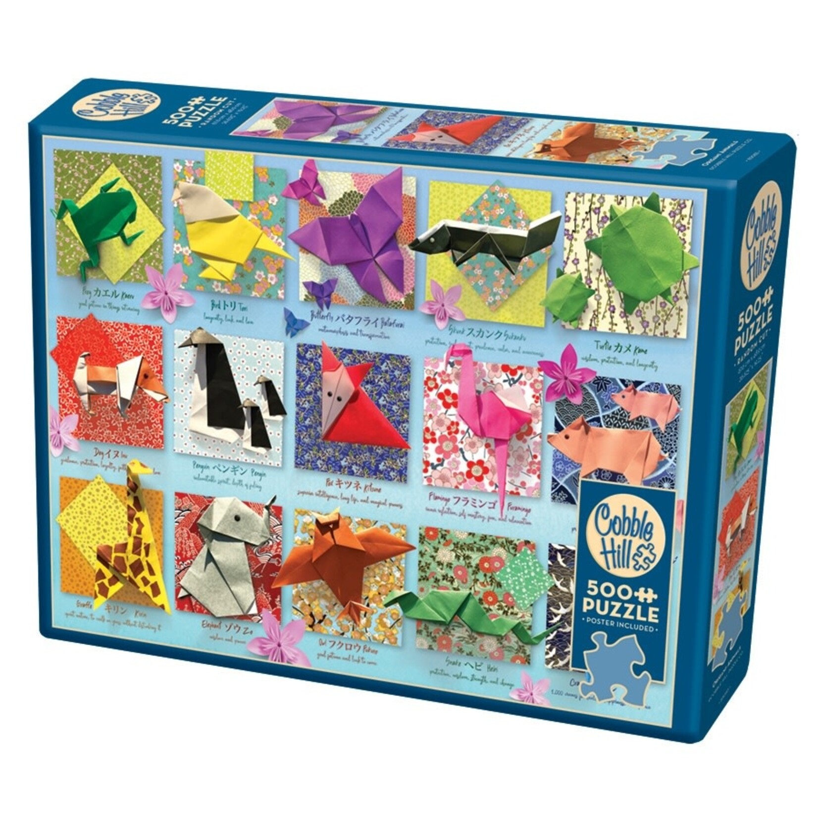 Cobble Hill Cobble Hill: Origami Animals Puzzle (500ct)