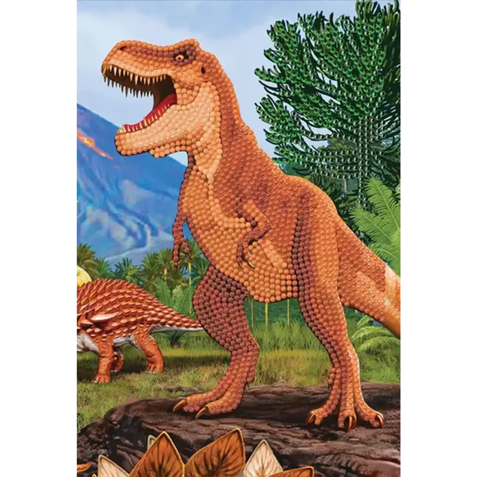 Cobble Hill Cobble Hill: Crystal Art Notebook - T-Rex Dinosaur
