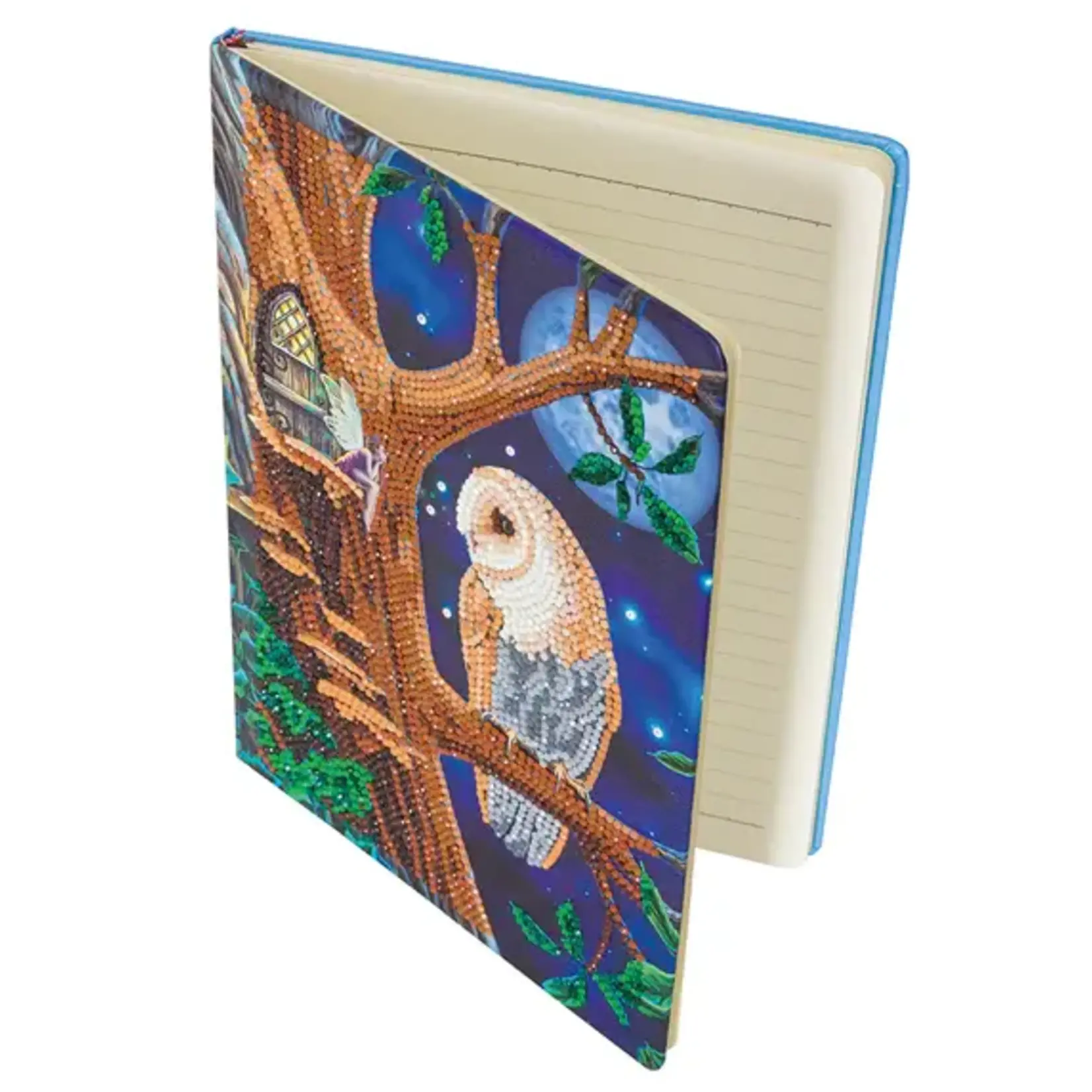 Cobble Hill Cobble Hill: Crystal Art Notebook - Owl and Fairy Tree