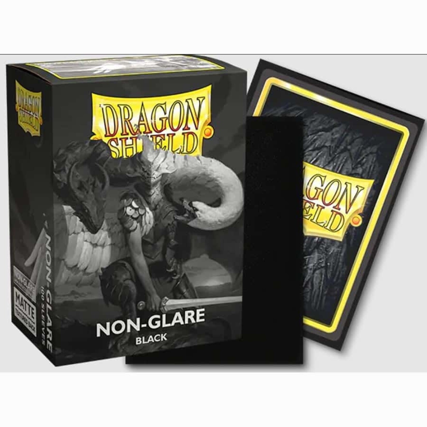 Dragon Shield Dragon Shield: (100) Non-Glare Matte Sleeves - Black V2