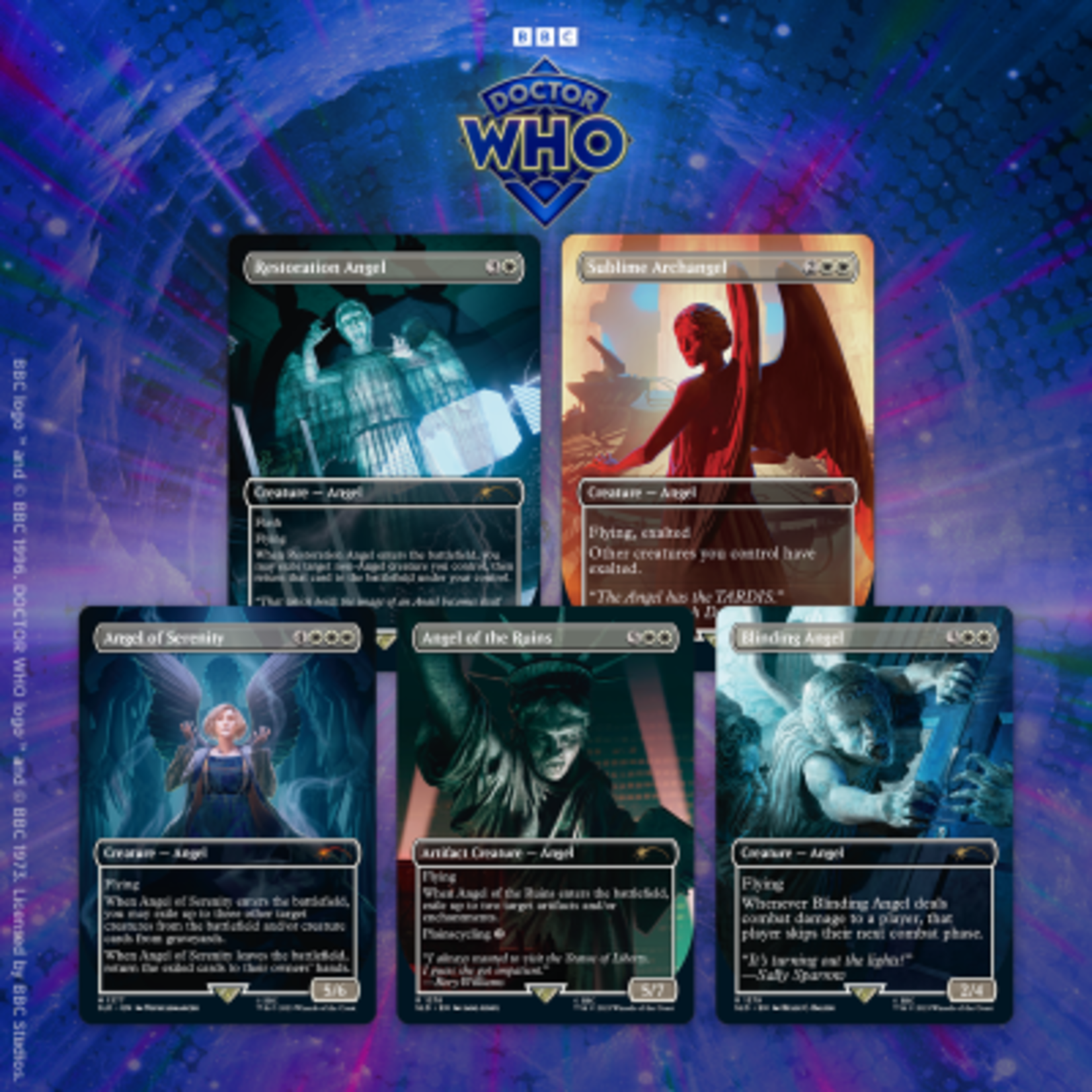 Wizards of the Coast MTG: Secret Lair x Doctor Who: The Weeping Angels