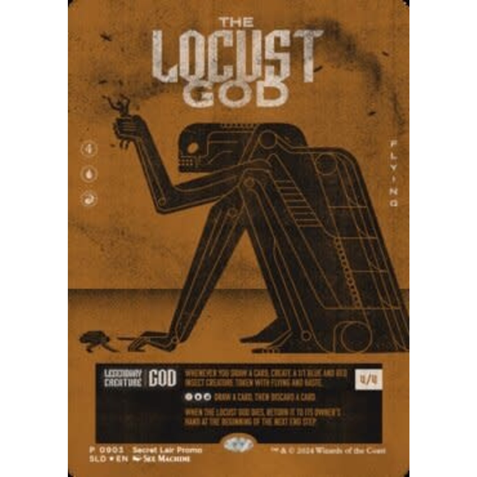 Wizards of the Coast MTG: Secret Lair - The Locust God (Foil)