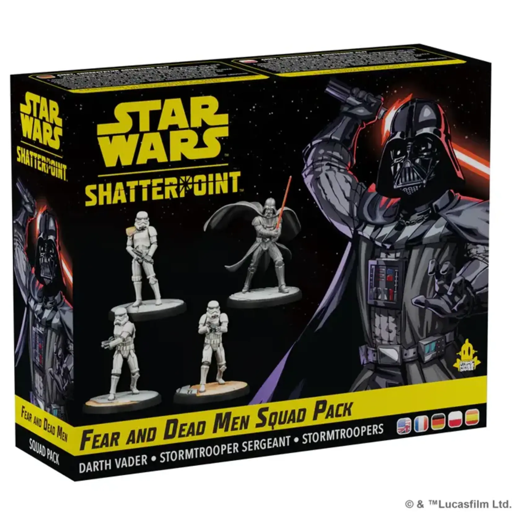 Atomic Mass Games Star Wars: Shatterpoint - Fear and Dead Men: Darth Vader Squad Pack