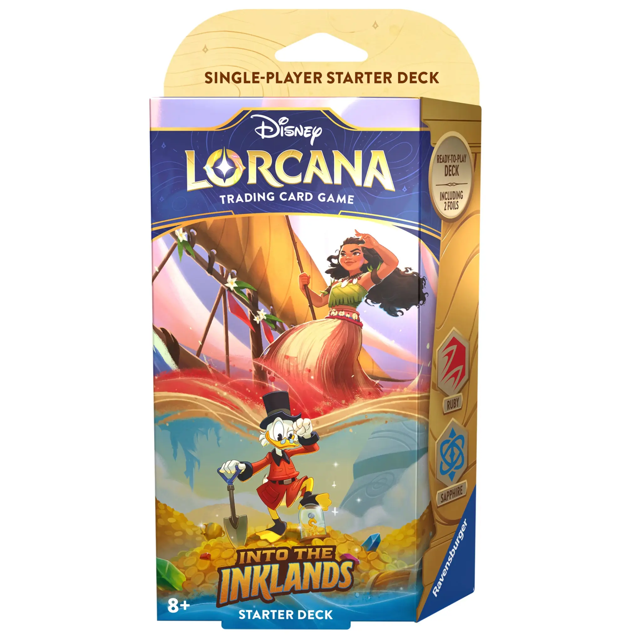 Lorcana: Into the Inklands Starter Deck - Ruby and Sapphire Lorcana: Into the Inklands Starter Deck - Ruby and Sapphire