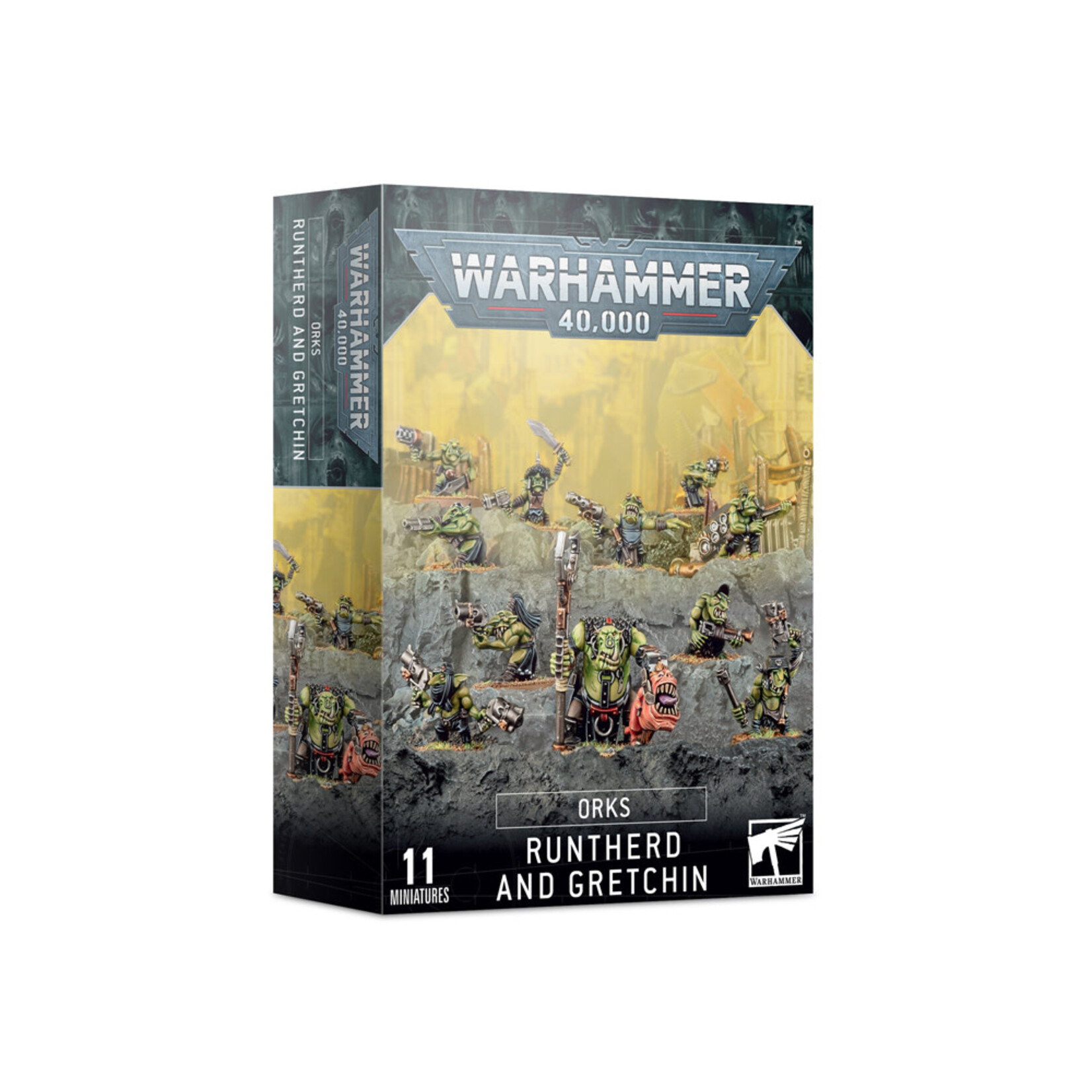 Games Workshop Warhammer 40K: Orks - Ork Runtherd and Gretchin