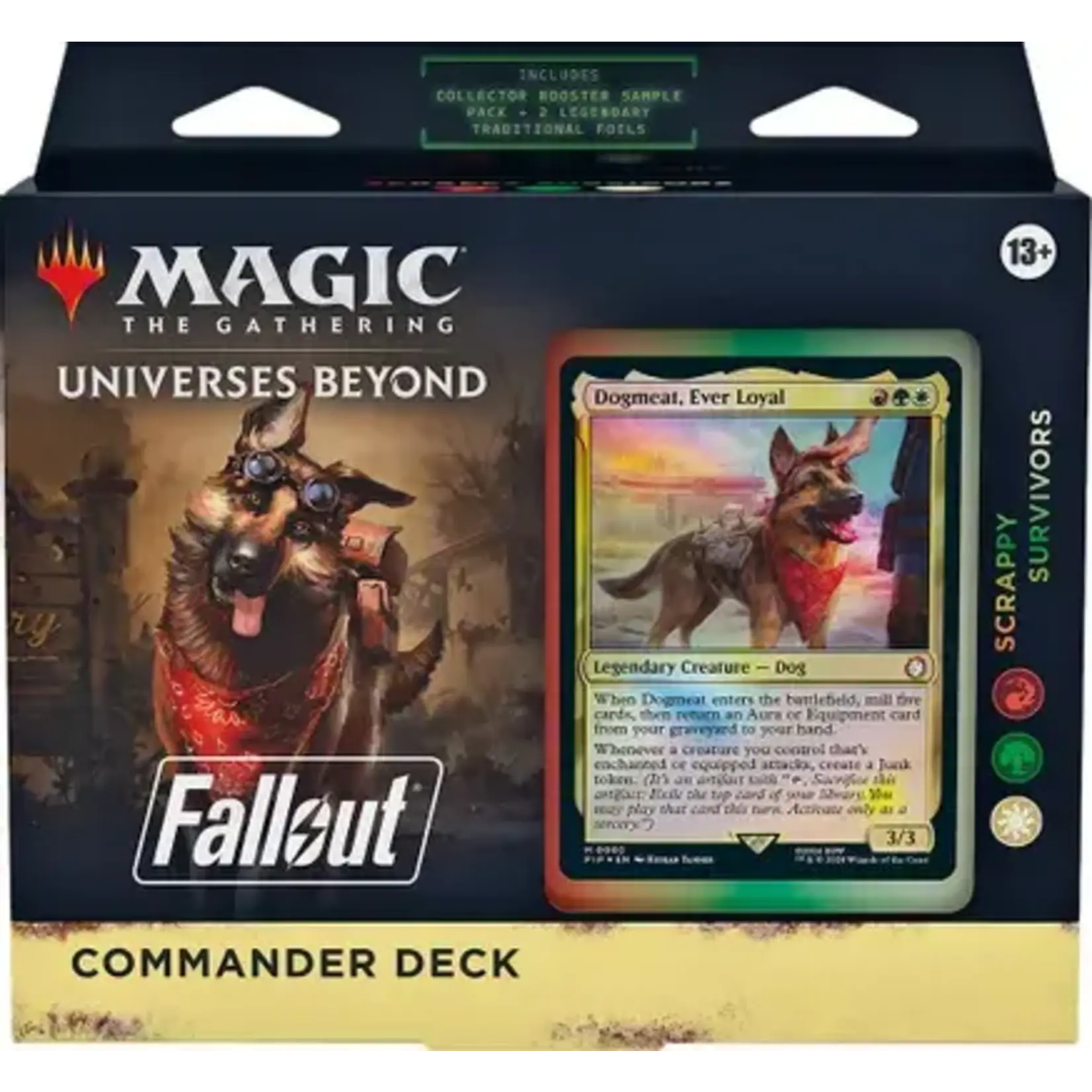Wizards of the Coast MTG: Universes Beyond: Fallout Commander Deck - Scrappy Survivors