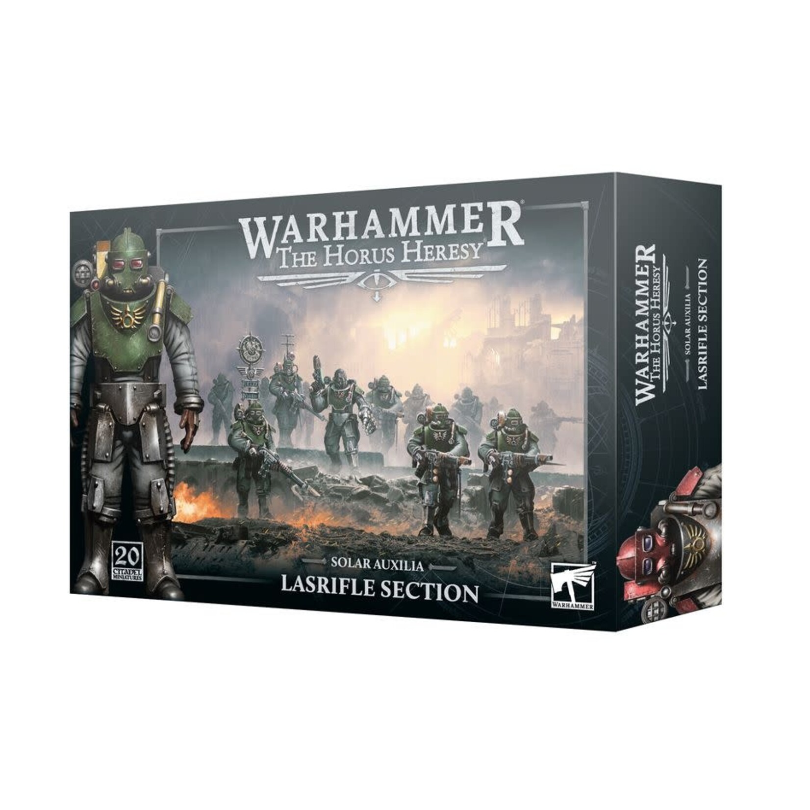Games Workshop Horus Heresy: Solar Auxilia - Lasrifle Section