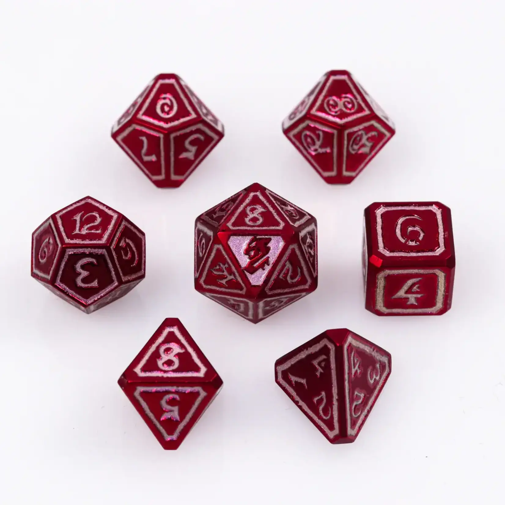 Die Hard Dice Die Hard Dice - Metal 7 Set - Mages Guild - Evocation