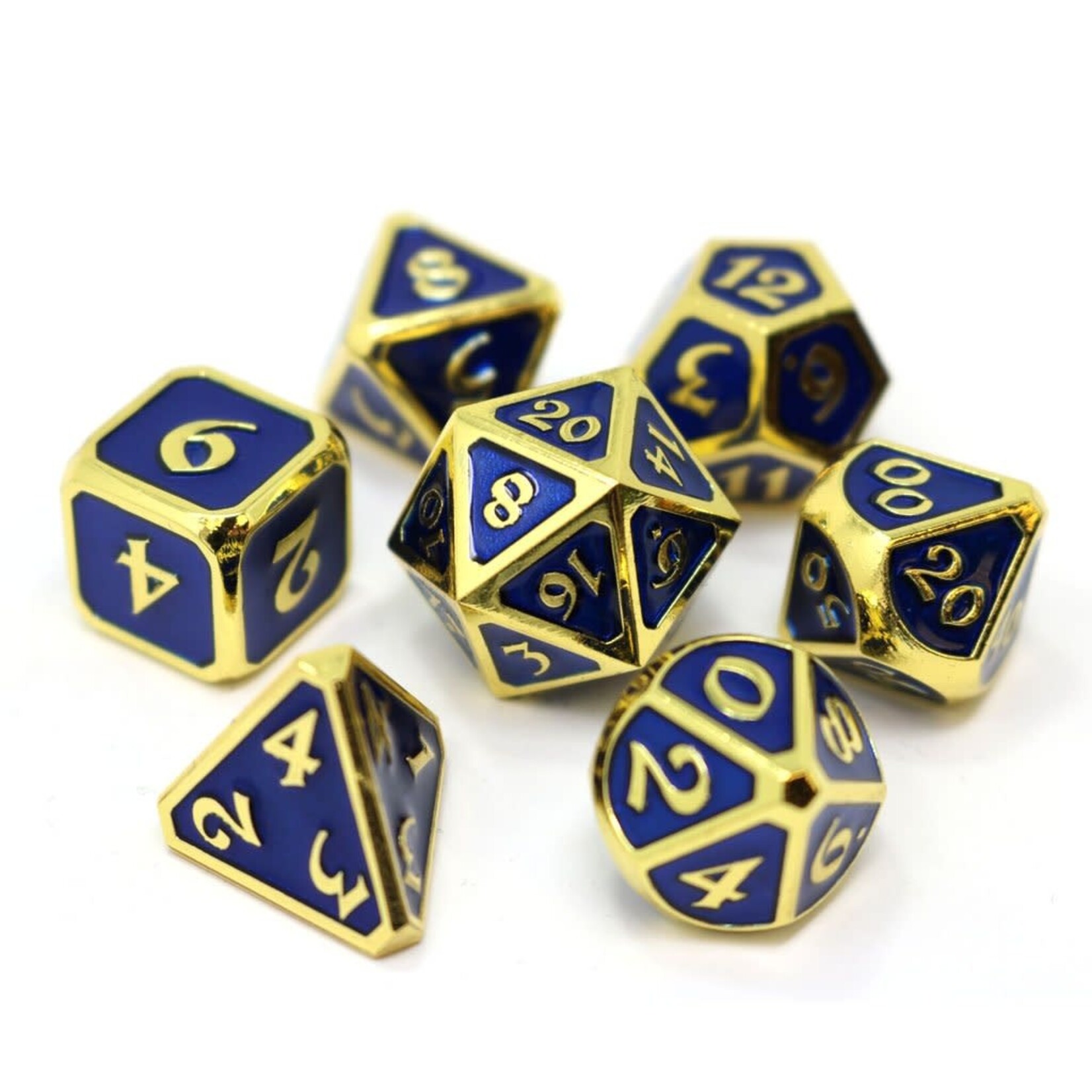 Die Hard Dice Die Hard Dice - Metal 7 Set - Mythica - Gold Sapphire