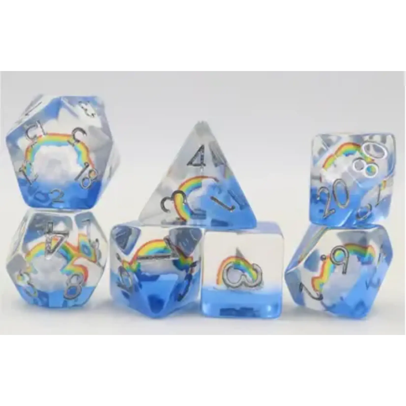 Foam Brain 7 Set Polyhedral Dice - Beautiful Day