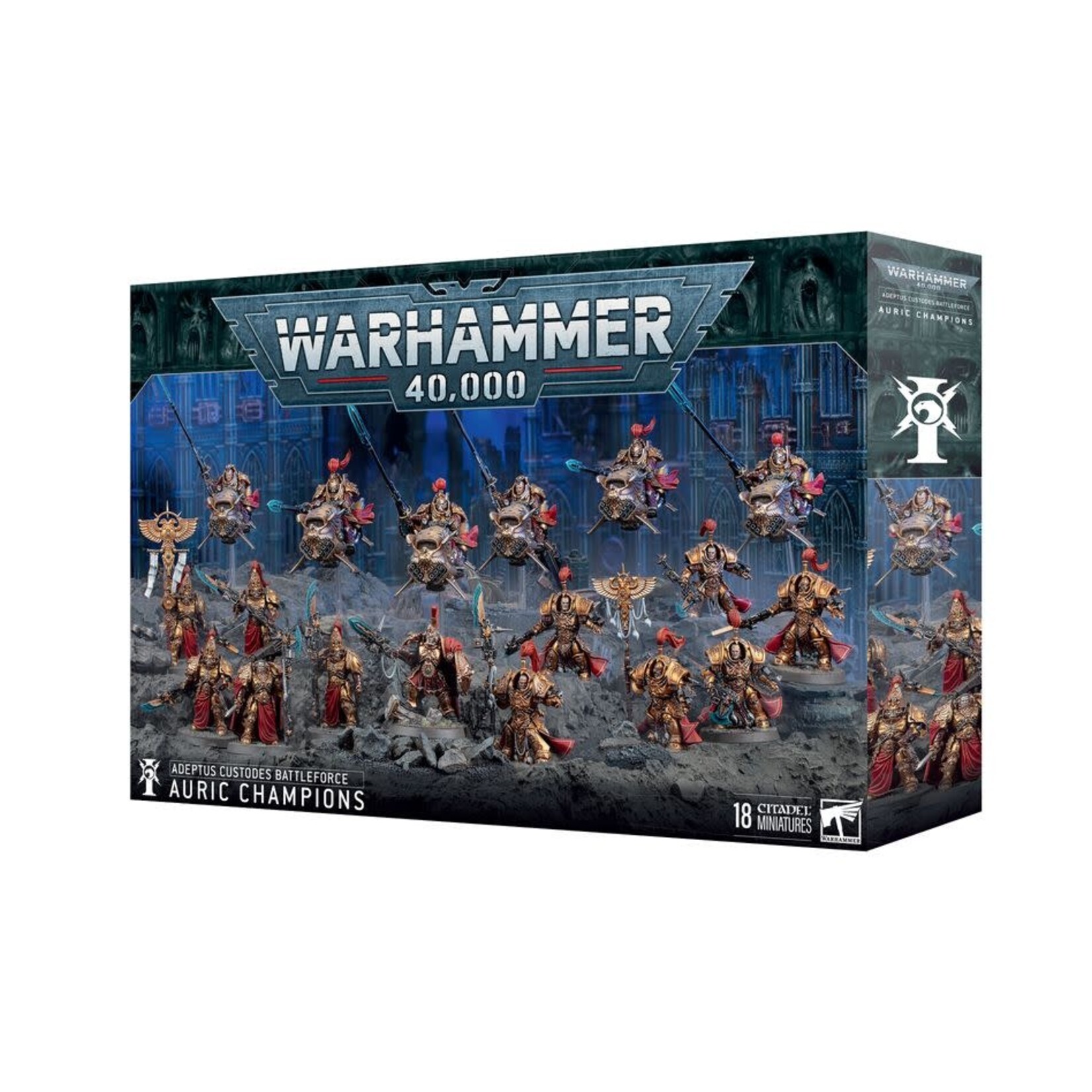 Games Workshop Warhammer 40K: Adeptus Custodes - Battleforce: Auric Champions